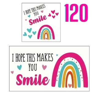 120 piece thank you Rainbow bundle